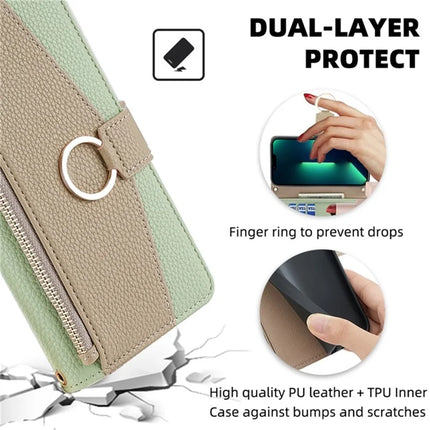 For Motorola Edge (2024) 5G Case Mirror Wallet Leather Phone Cover with Chain Shoulder Strap