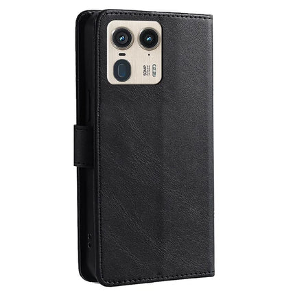 For Motorola Moto X50 Ultra 5G / Edge 50 Ultra 5G Wallet Case Calf Texture Leather Phone Cover