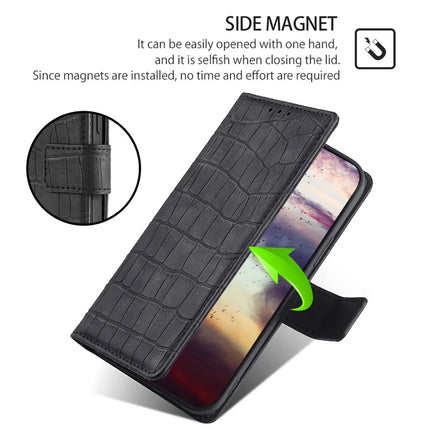 For Motorola Moto X50 Ultra 5G / Edge 50 Ultra 5G Case Crocodile Texture PU Leather Phone Cover