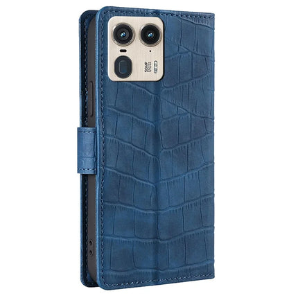 For Motorola Moto X50 Ultra 5G / Edge 50 Ultra 5G Case Crocodile Texture PU Leather Phone Cover