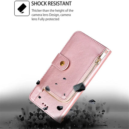 For Motorola Moto X50 Ultra 5G / Edge 50 Ultra 5G Case Zipper Pocket PU Leather Wallet Flip Phone Cover