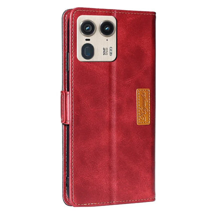 For Motorola Moto X50 Ultra 5G / Edge 50 Ultra 5G Case Contrast Color Wallet Leather Phone Cover