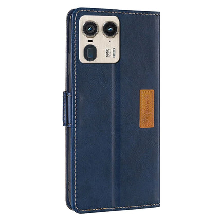 For Motorola Moto X50 Ultra 5G / Edge 50 Ultra 5G Case Contrast Color Wallet Leather Phone Cover