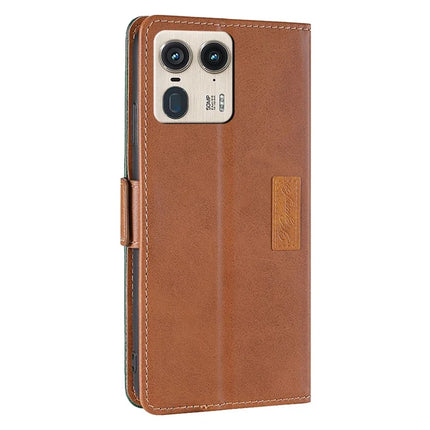 For Motorola Moto X50 Ultra 5G / Edge 50 Ultra 5G Case Contrast Color Wallet Leather Phone Cover