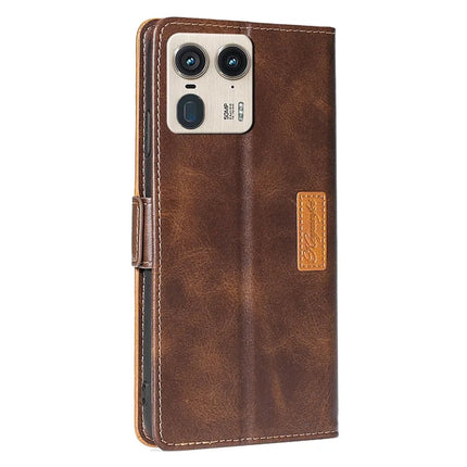 For Motorola Moto X50 Ultra 5G / Edge 50 Ultra 5G Case Contrast Color Wallet Leather Phone Cover