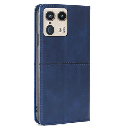 For Motorola Moto X50 Ultra 5G / Edge 50 Ultra 5G Case Card Slots Cowhide Texture Phone Leather Cover