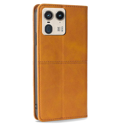 For Motorola Moto X50 Ultra 5G / Edge 50 Ultra 5G Case Card Slots Cowhide Texture Phone Leather Cover