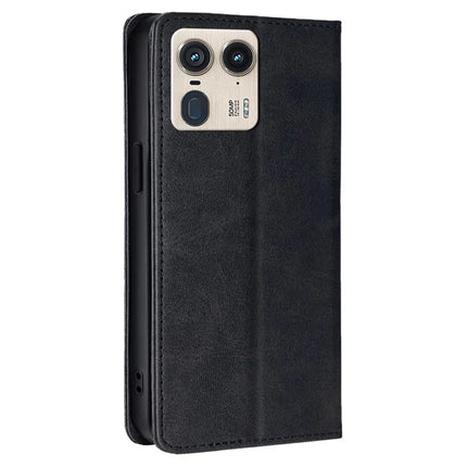 For Motorola Moto X50 Ultra 5G / Edge 50 Ultra 5G Case PU Leather Calf Texture Phone Wallet Cover