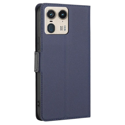 For Motorola Moto X50 Ultra 5G / Edge 50 Ultra 5G Case Card Holder Twill Texture Leather Phone Cover