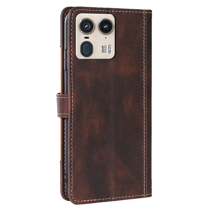 For Motorola Moto X50 Ultra 5G / Edge 50 Ultra 5G Case Leather Wallet Phone Cover with Straw Hat Magnetic Clasp