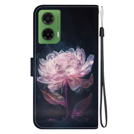 For Motorola Moto G35 5G Wallet Phone Case Anti-Drop Leather Flip Cover Pattern Printing