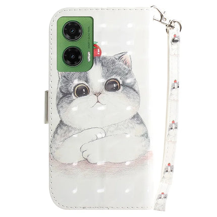 For Motorola Moto G35 5G Case Pattern Printing Leather Wallet Phone Cover
