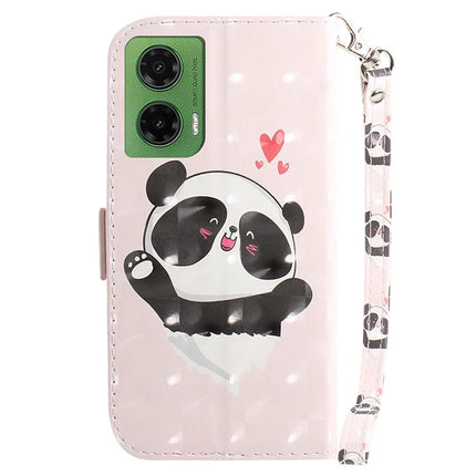 For Motorola Moto G35 5G Case Pattern Printing Leather Wallet Phone Cover