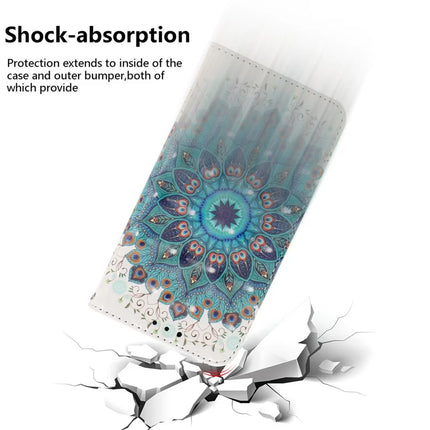 For Motorola Moto G35 5G Case Pattern Printing Leather Wallet Phone Cover