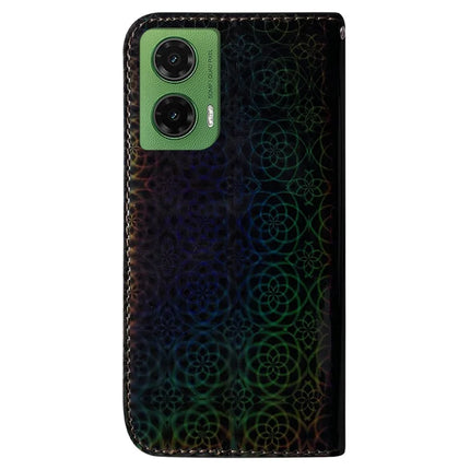 For Motorola Moto G35 5G Stand Case Dazzling Flower Leather Phone Cover