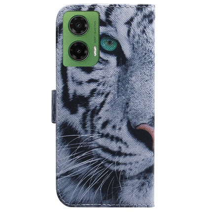 For Motorola Moto G35 5G Wallet Case Pattern Print Leather Phone Cover