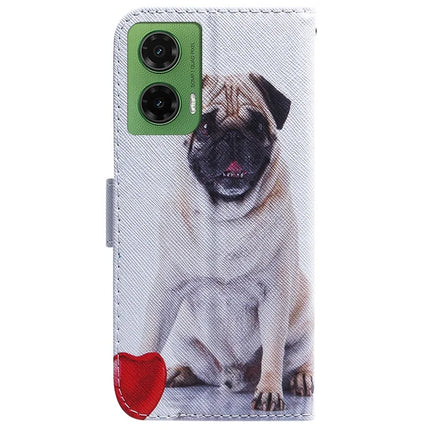 For Motorola Moto G35 5G Wallet Case Pattern Print Leather Phone Cover