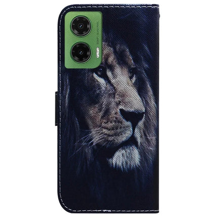 For Motorola Moto G35 5G Wallet Case Pattern Print Leather Phone Cover