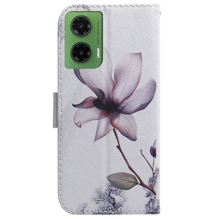 For Motorola Moto G35 5G Wallet Case Pattern Print Leather Phone Cover