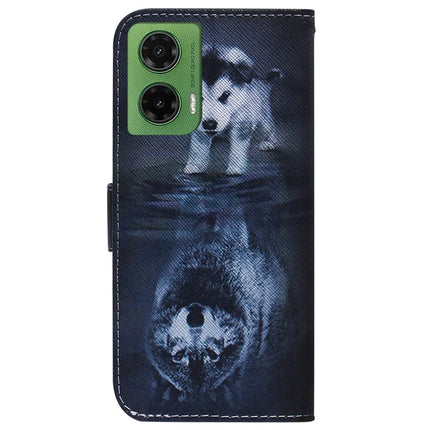 For Motorola Moto G35 5G Wallet Case Pattern Print Leather Phone Cover