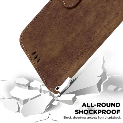 For Motorola Moto G35 5G Wallet Case Tiger Imprint Leather Shockproof Phone Cover
