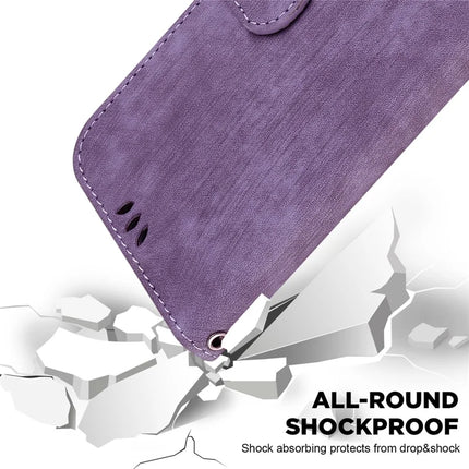 For Motorola Moto G35 5G Wallet Case Tiger Imprint Leather Shockproof Phone Cover