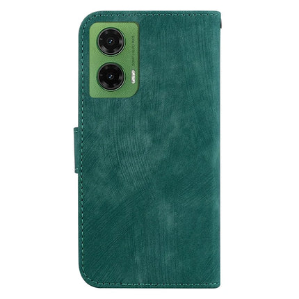 For Motorola Moto G35 5G Wallet Case Tiger Imprint Leather Shockproof Phone Cover