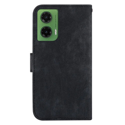 For Motorola Moto G35 5G Wallet Case Tiger Imprint Leather Shockproof Phone Cover