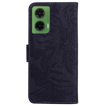 For Motorola Moto G35 5G Case Tiger Imprint Leather Wallet Phone Cover