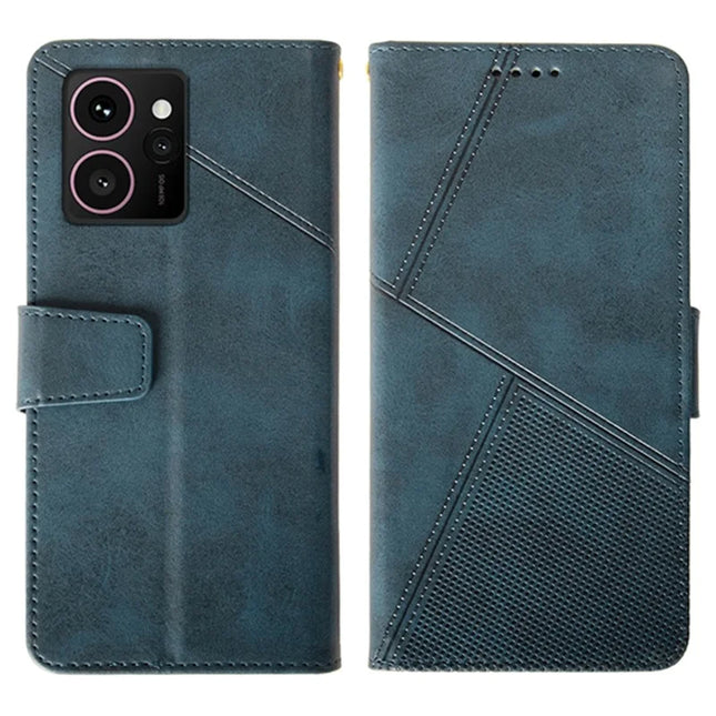 IDEWEI For HMD Skyline Case Leather Wallet Phone Cover Stand Calf Texture - Blue