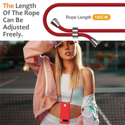 For Google Pixel 8 Pro Case Liquid Silicone Card Holder Phone Back Cover with Lanyard