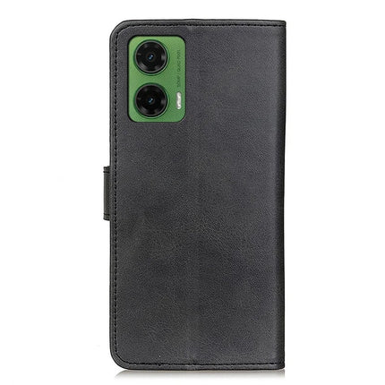For Motorola Moto G35 5G Stand Wallet Case Cowhide Texture Leather Phone Cover