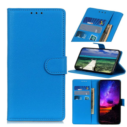 For Honor X7c 4G / 200 Smart 5G / Play 60 Plus 5G Wallet Case PU Leather Phone Cover Litchi Texture