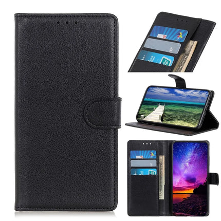 For Honor X7c 4G / 200 Smart 5G / Play 60 Plus 5G Wallet Case PU Leather Phone Cover Litchi Texture