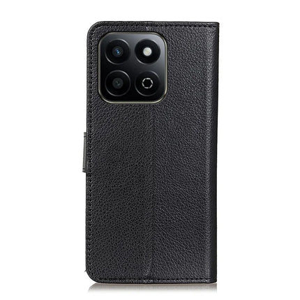 For Honor X7c 4G / 200 Smart 5G / Play 60 Plus 5G Wallet Case PU Leather Phone Cover Litchi Texture