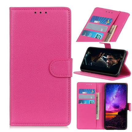 For Honor X7c 4G / 200 Smart 5G / Play 60 Plus 5G Wallet Case PU Leather Phone Cover Litchi Texture
