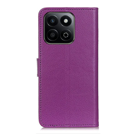 For Honor X7c 4G / 200 Smart 5G / Play 60 Plus 5G Wallet Case PU Leather Phone Cover Litchi Texture