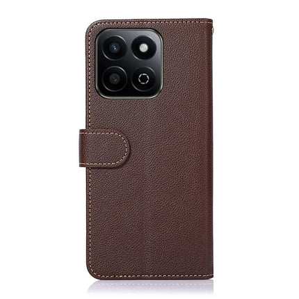 KHAZNEH For Honor X7c 4G / 200 Smart 5G / Play 60 Plus 5G Case RFID Blocking Wallet PU Leather Phone Cover