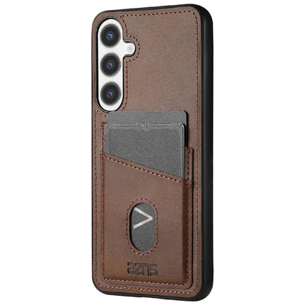 AZNS K1 Series For Samsung Galaxy S24 Case Calf Texture Anti-Drop PU+TPU Phone Cover
