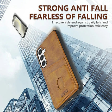 AZNS K1 Series For Samsung Galaxy S24 Case Calf Texture Anti-Drop PU+TPU Phone Cover