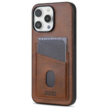 AZNS K1 Series For iPhone 16 Pro Max Case Calf Texture Anti-Drop PU+TPU Phone Cover