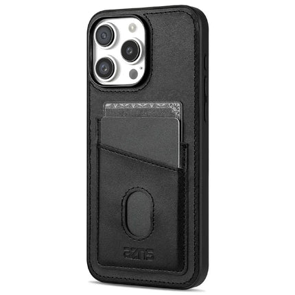 AZNS K1 Series For iPhone 16 Pro Max Case Calf Texture Anti-Drop PU+TPU Phone Cover