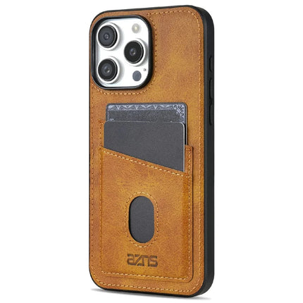 AZNS K1 Series For iPhone 16 Pro Max Case Calf Texture Anti-Drop PU+TPU Phone Cover