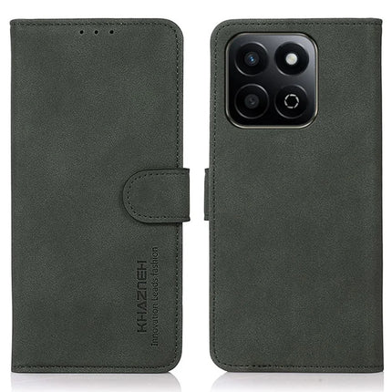 KHAZNEH For Honor X7c 4G / 200 Smart 5G / Play 60 Plus 5G Stand Case PU Leather Wallet Phone Cover - Green