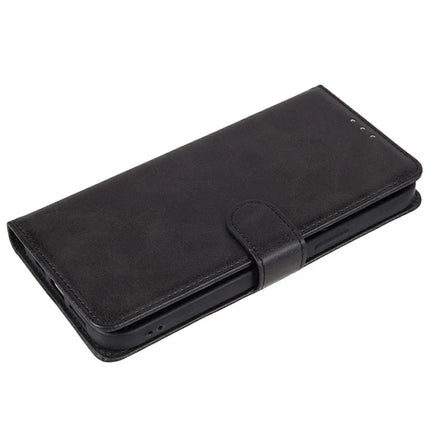 For Motorola Moto G35 5G Case PU Leather Wallet Protective Phone Cover Calf Texture