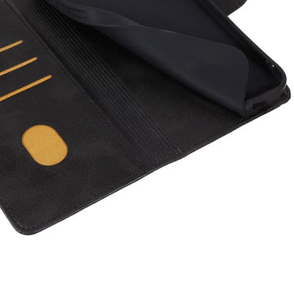 For Motorola Moto G35 5G Case PU Leather Wallet Protective Phone Cover Calf Texture