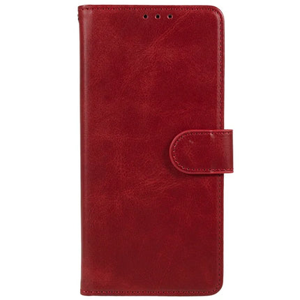 For Motorola Moto G35 5G Case PU Leather Wallet Protective Phone Cover Calf Texture