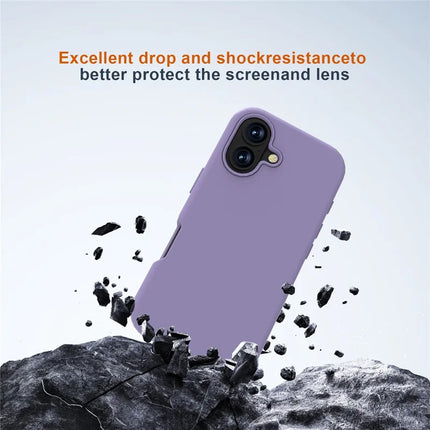 GW03 For iPhone 16 Case TPU + PC Phone Cover Dual Layer Shockproof