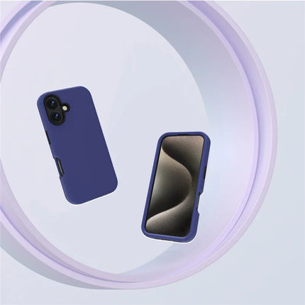 GW03 For iPhone 16 Plus Case TPU + PC Phone Cover Dual Layer Shockproof