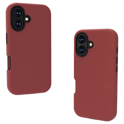 GW03 For iPhone 16 Plus Case TPU + PC Phone Cover Dual Layer Shockproof